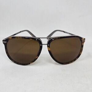 Calvin Klein Collection Polarized Sunglasses Tortoise Pilot CK7253SP 216 Mens